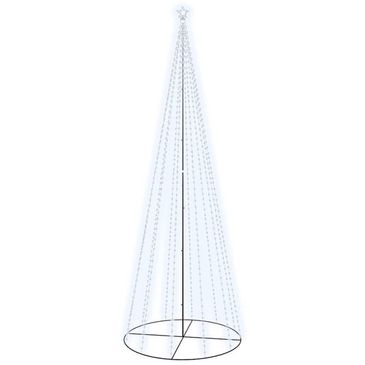 Christmas Cone Tree Cold White 732 LEDs 160x500 cm