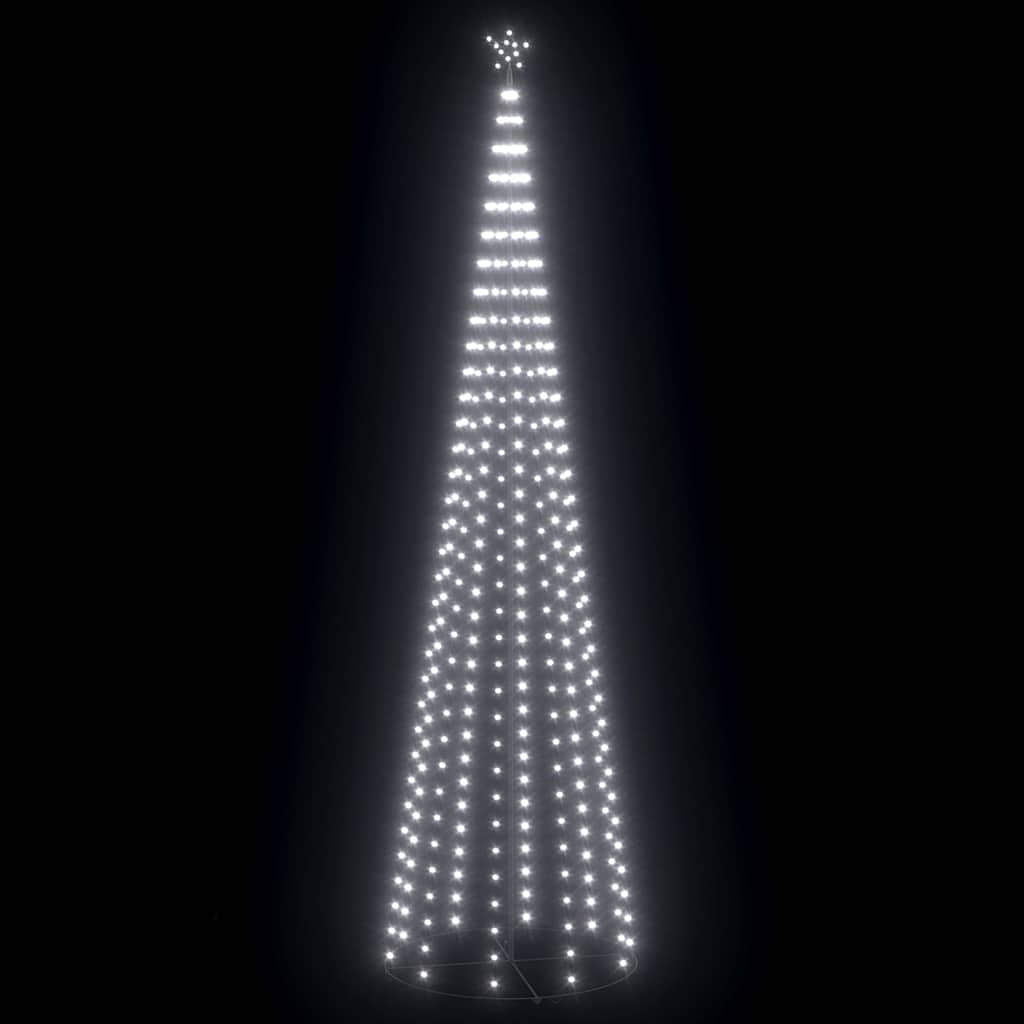 Christmas Cone Tree Cold White 732 LEDs 160x500 cm