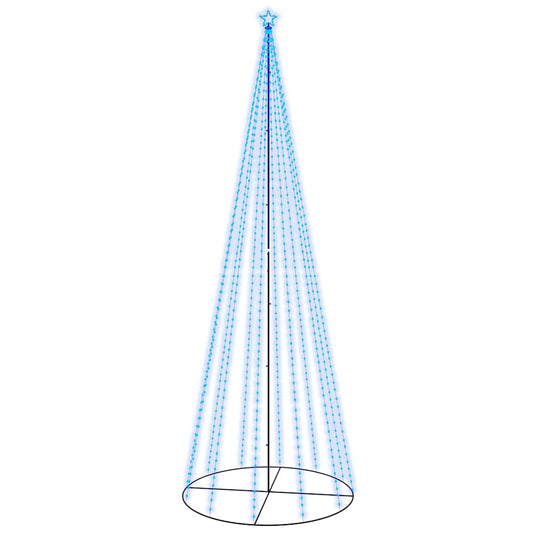 Christmas Cone Tree Blue 732 LEDs 160x500 cm