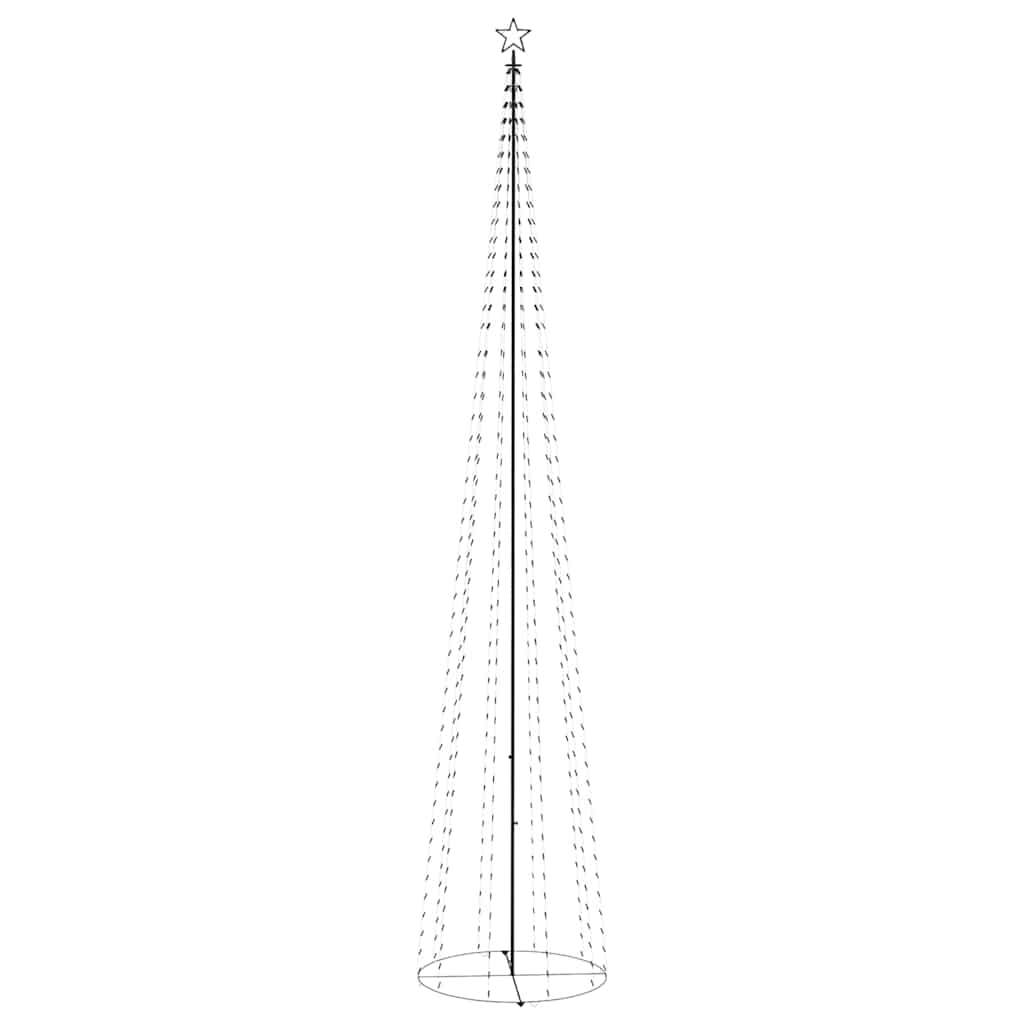 Christmas Cone Tree Blue 732 LEDs 160x500 cm