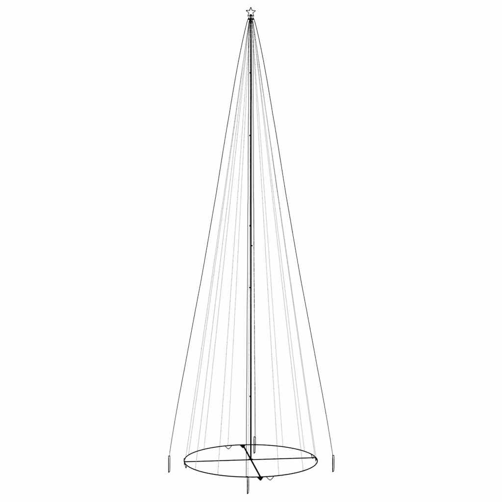 Christmas Cone Tree Warm White 1134 LEDs 230x800 cm