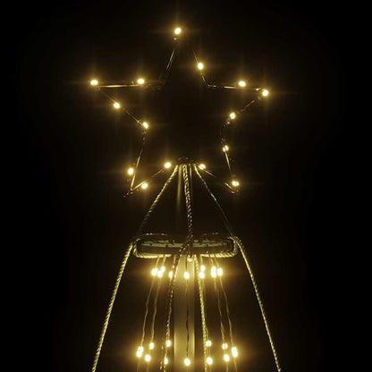 Christmas Cone Tree Warm White 1134 LEDs 230x800 cm