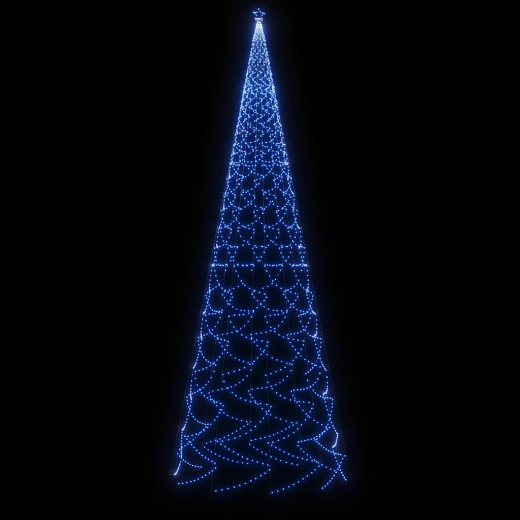 Christmas Tree with Spike Blue 3000 LEDs 800 cm
