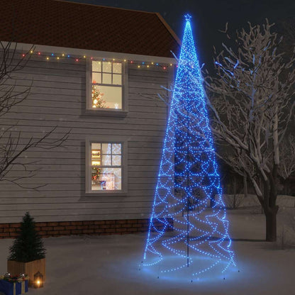 Christmas Tree with Spike Blue 3000 LEDs 800 cm