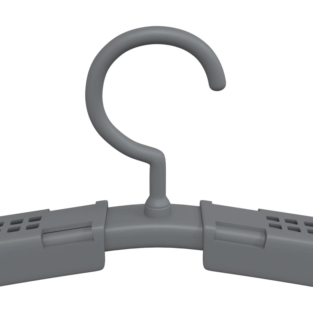 Extendable Clothes Hangers 10 pcs Grey