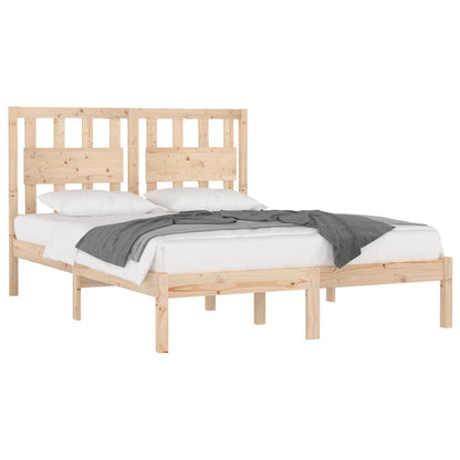 Bed Frame without Mattress Solid Wood Small Double