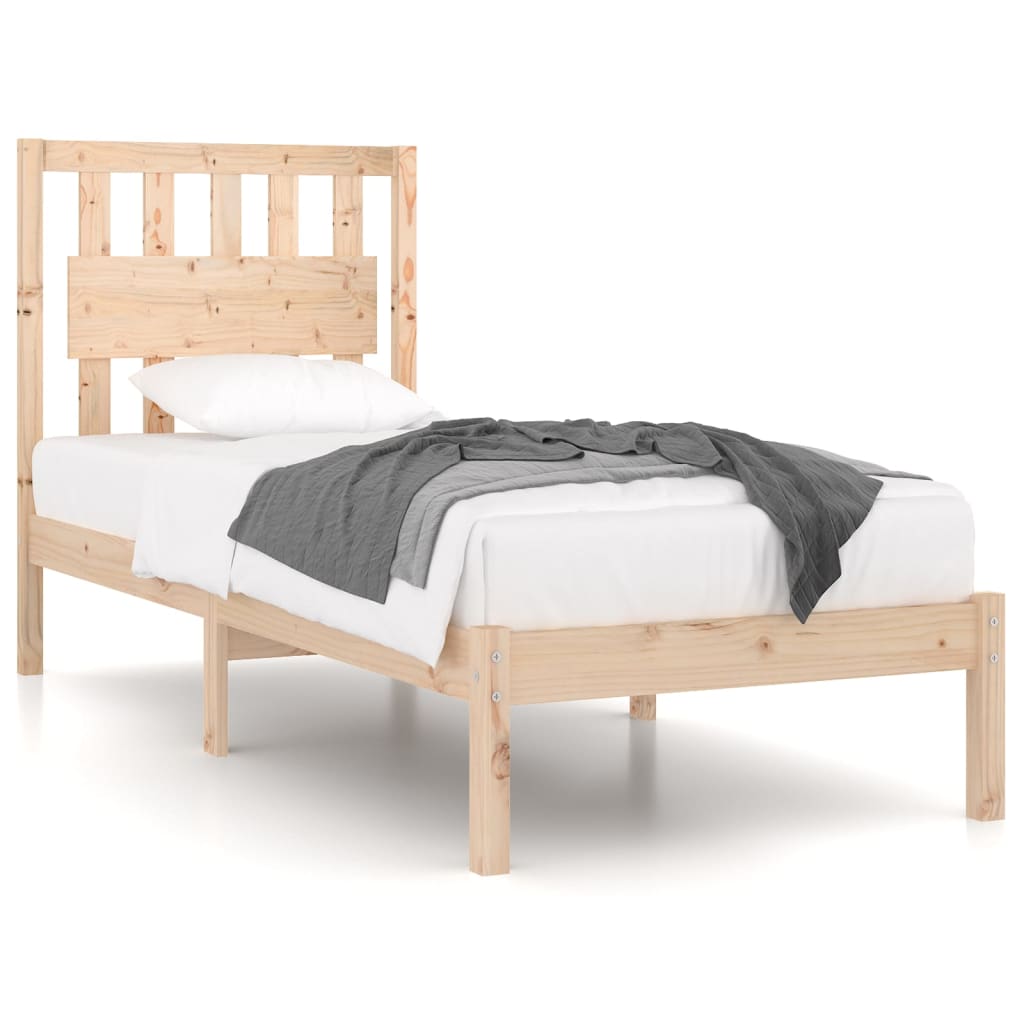 Bed Frame | Pine | Solid pinewood | Single | Stylish Features | Bed Frame