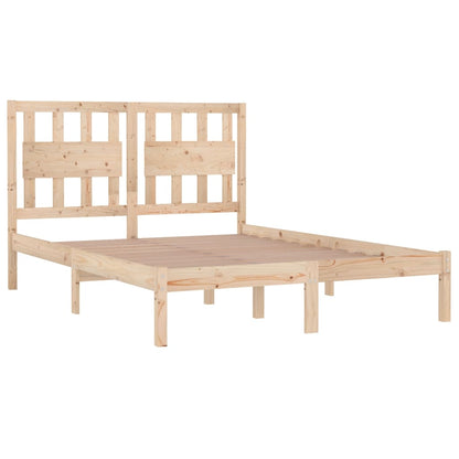 Bed Frame | Natural Pine | Solid Pine Wood | Double |  Durable