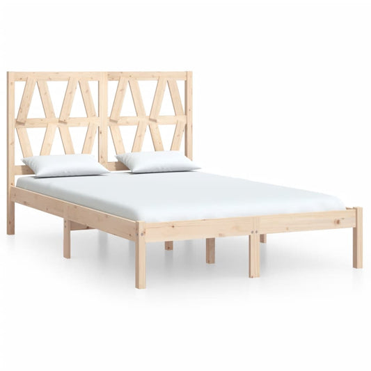 Bed Frame | Natural Pine | Solid Pine Wood | Double | Bed Frame