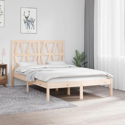 Bed Frame | Natural Pine | Solid Pine Wood | Double | Bed Frame