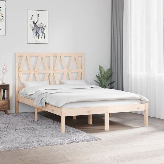Bed Frame | Natural Pine | Solid Pine Wood | Double | Bed Frame