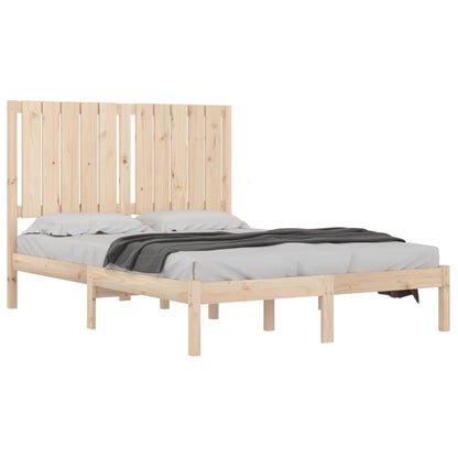 Bed Frame without Mattress 120x200 cm Solid Wood Pine