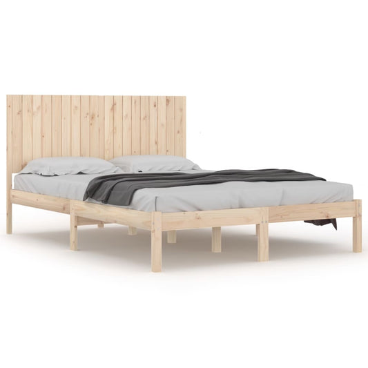 Bed Frame | Natural wood | Solid pine wood | Super King | Bed Frame