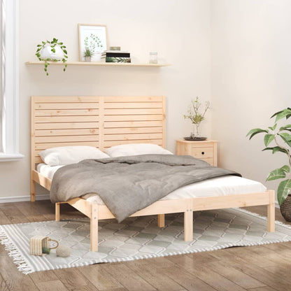 Bed Frame | Rustic Bed Frame | Rectangular | Rustic | Solid Pine Wood Bed
