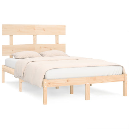 Bed Frame without Mattress 140x200 cm Solid Wood