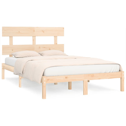 Bed Frame | Natural Pine | Solid Pine Wood | Double | Durable | Bed Frame