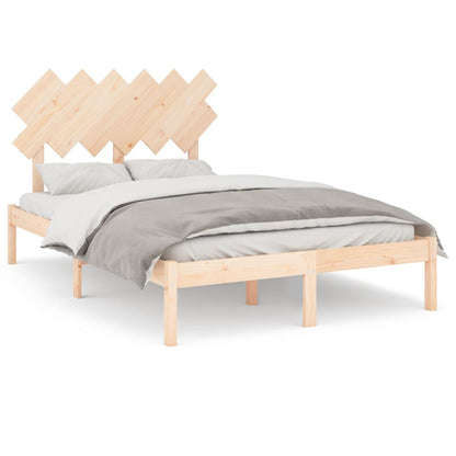 Bed Frame without Mattress 120x200 cm Solid Wood