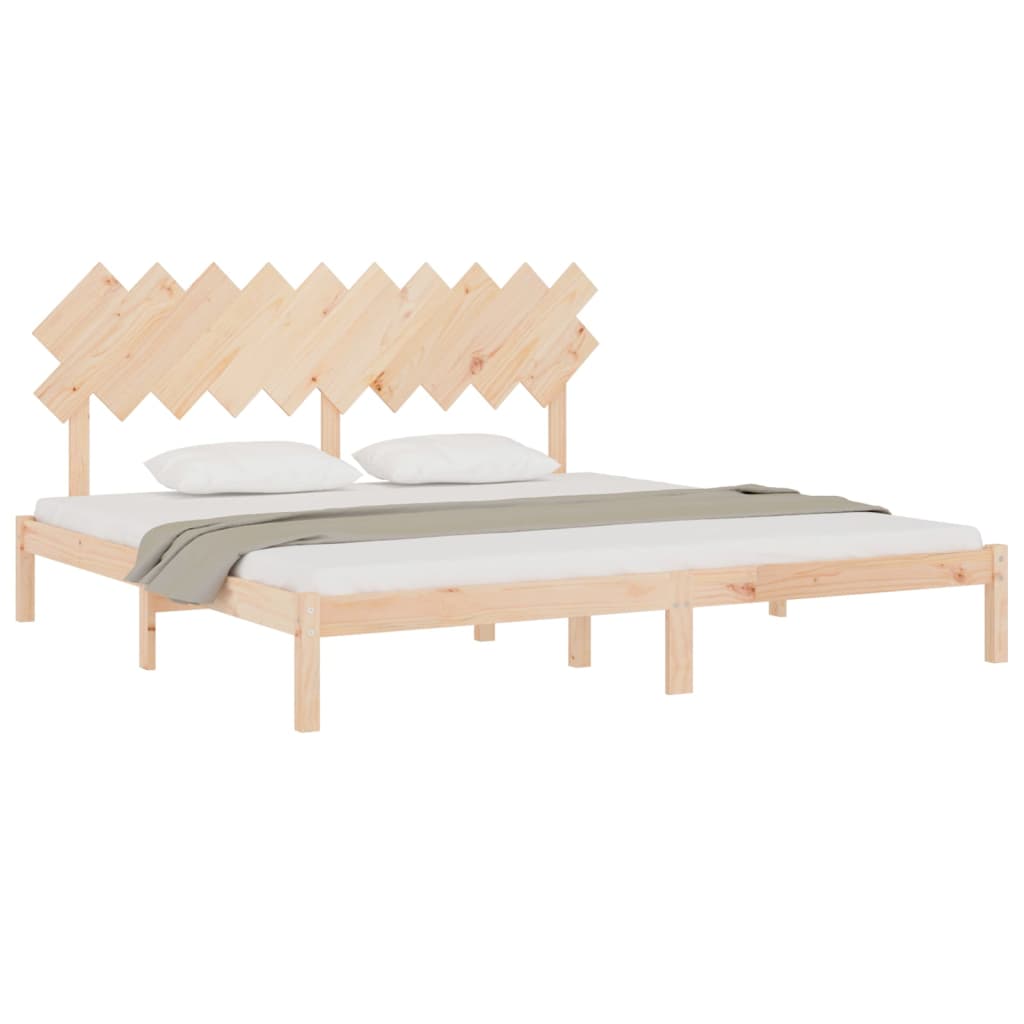Bed Frame | Natural Wood | Solid pine wood | Double | Durable | Bed Frame