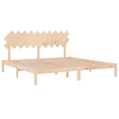 Bed Frame | Natural Wood | Solid pine wood | Double | Durable | Bed Frame