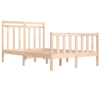 Bed Frame without Mattress 120x190 cm Small Double Solid Wood