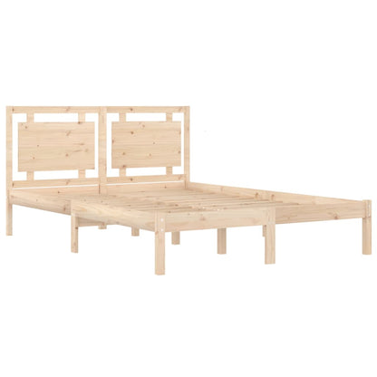 Bed Frame without Mattress 120x200 cm Solid Wood