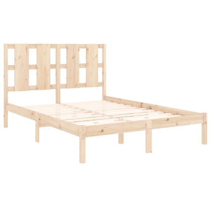 Bed Frame | Natural Pine | Solid Pine Wood | Double | Durable | Bed Frame