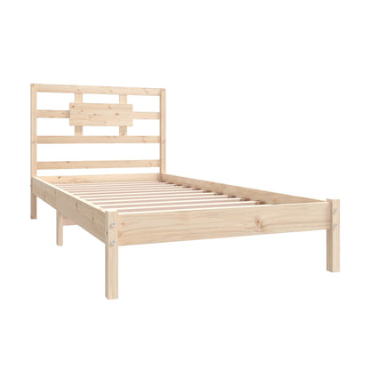 Bed Frame without Mattress 90x190 cm Single Solid Wood