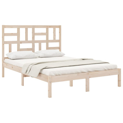 Bed Frame | Natural Pine | Solid pine wood | Double | Durable | Bed Frame