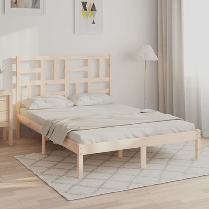 Bed Frame without Mattress Solid Wood 140x200 cm