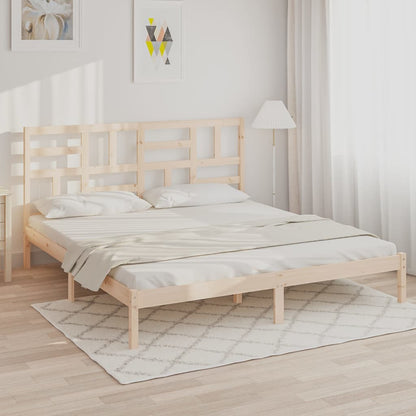 Bed Frame without Mattress Solid Wood 200x200 cm