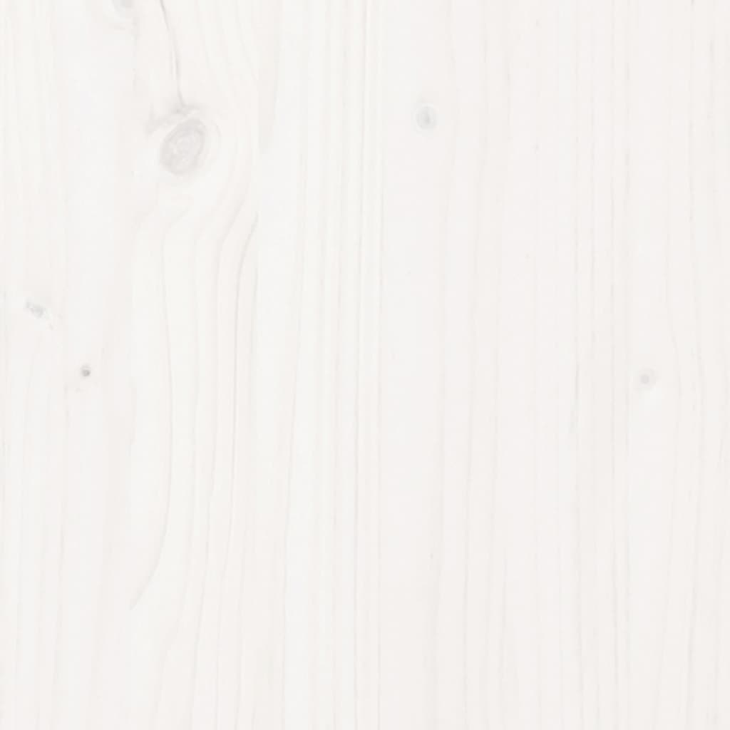 Bed Frame | White | Solid Pine Wood | Double | Bed Frame | Rectangular