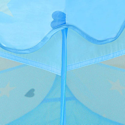 Children Play Tent with 250 Balls Blue 102x102x82 cm