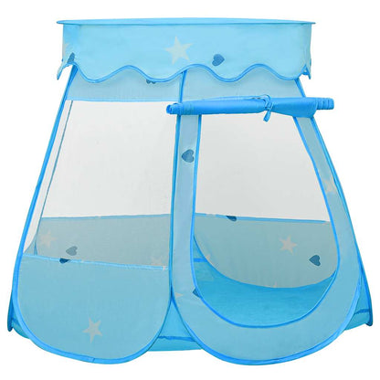 Children Play Tent with 250 Balls Blue 102x102x82 cm