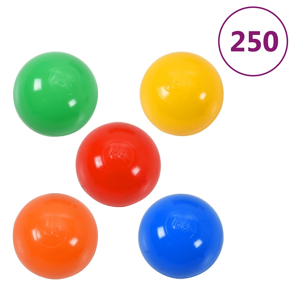 Children Play Tent with 250 Balls Blue 120x120x90 cm