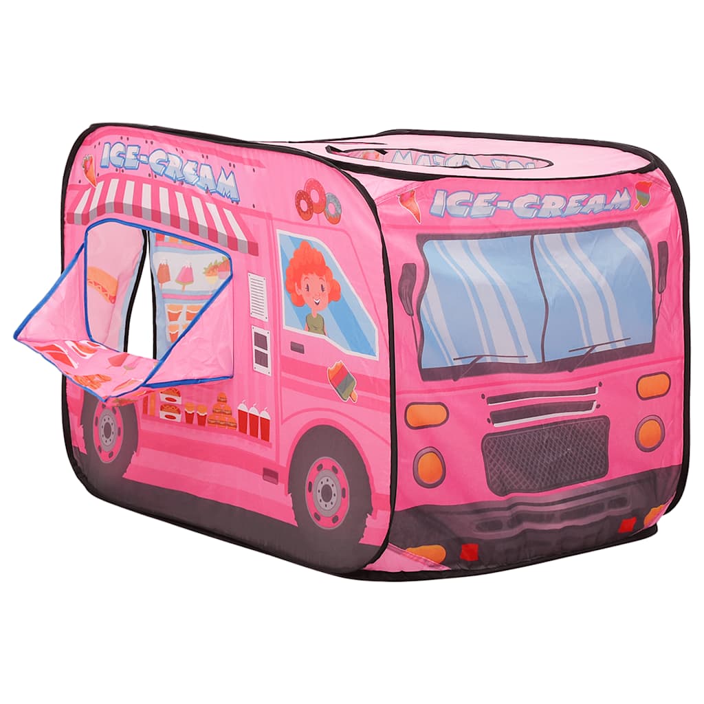 Children Play Tent with 250 Balls Pink 70x112x70 cm