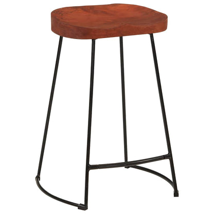 Gavin Bar Stools 2 pcs 45x40x63 cm Solid Wood Mango