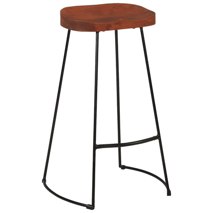 Gavin Bar Stools 2 pcs 50x40x78 cm Solid Wood Mango