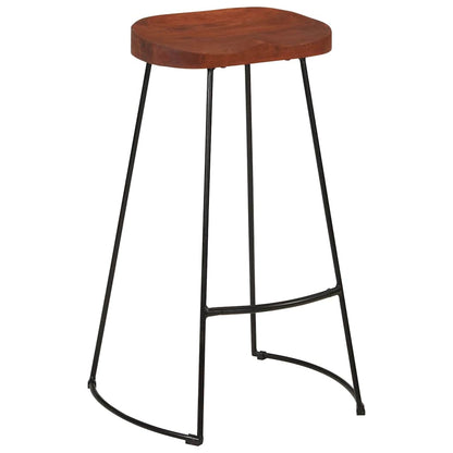 Gavin Bar Stools 2 pcs 50x40x78 cm Solid Wood Mango