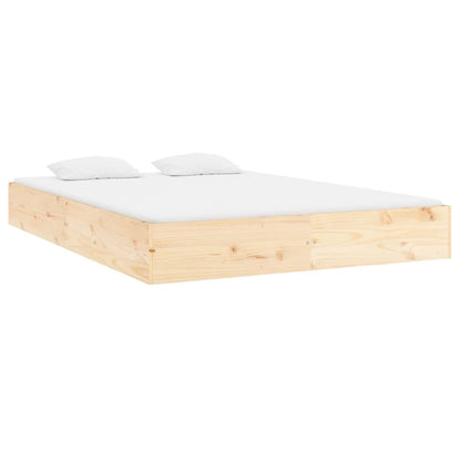 Bed Frame without Mattress Solid Wood 160x200 cm