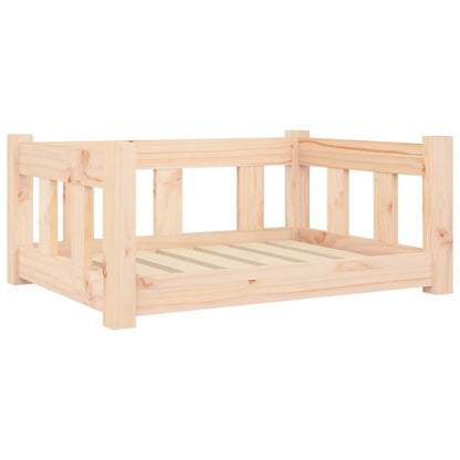Dog Bed | Natural | Solid Pine Wood | Medium | Durable | Dog Bed