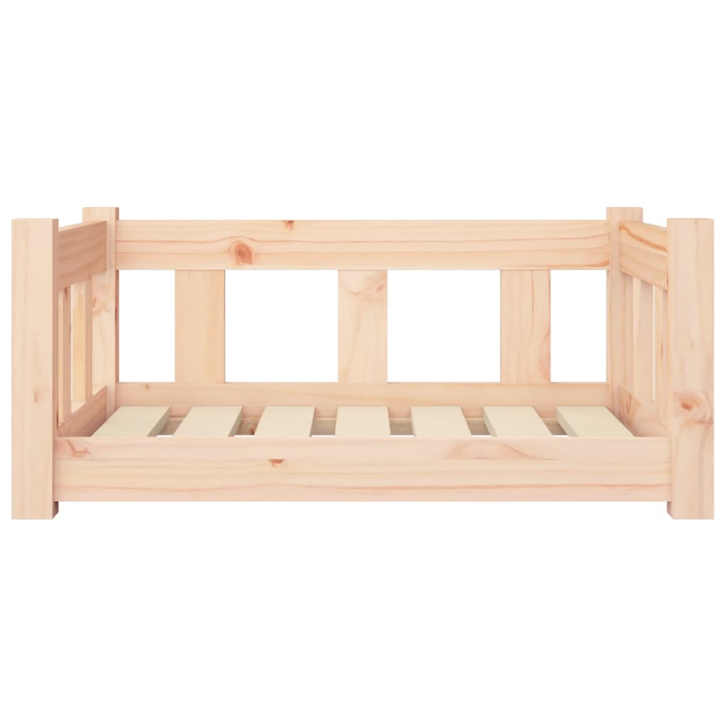 Dog Bed | Natural | Solid Pine Wood | Medium | Durable | Dog Bed