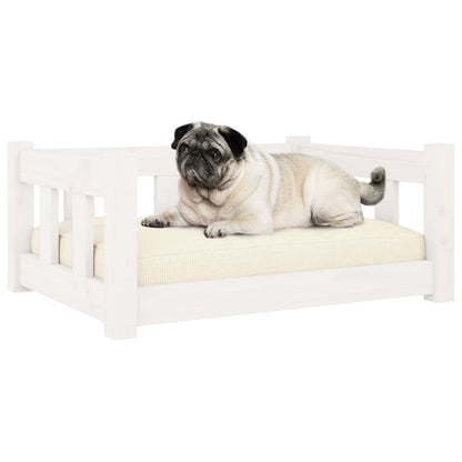 Dog Bed | White | Solid pine wood | Medium | Durable | Dog Bed