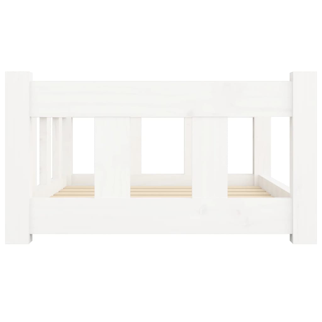 Dog Bed | White | Solid pine wood | Medium | Durable | Dog Bed