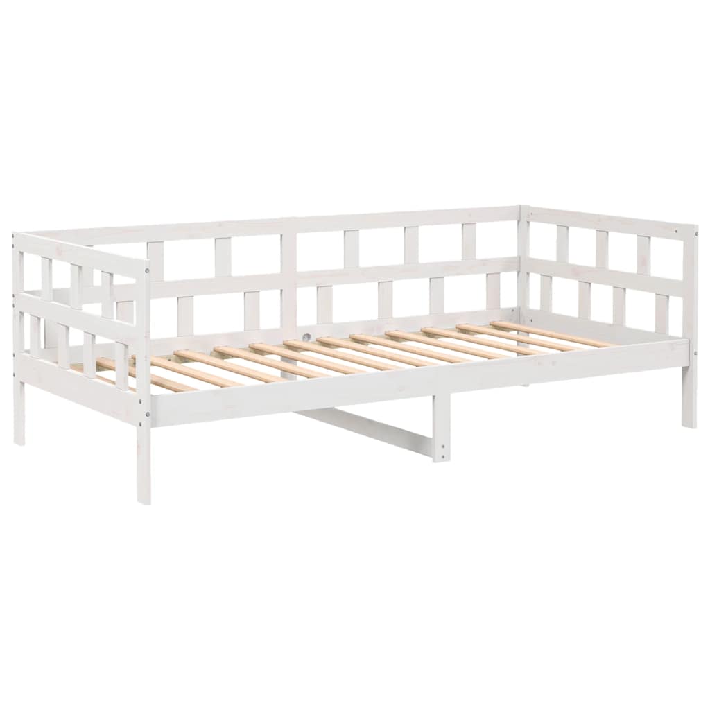 Day Bed | White | Solid pine wood | 90x200 cm