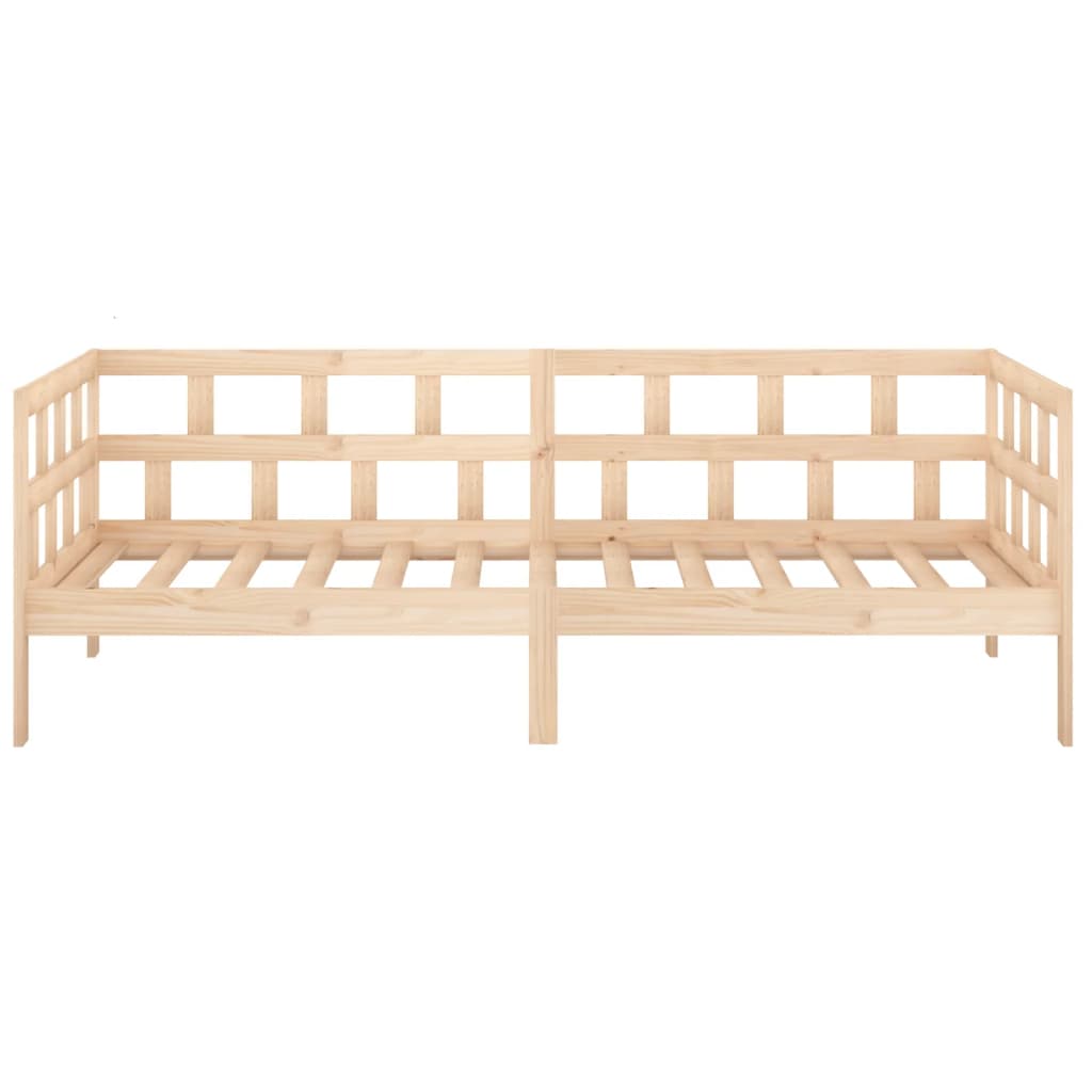 Day Bed | Natural wood | Solid pine wood | Single | Convertible