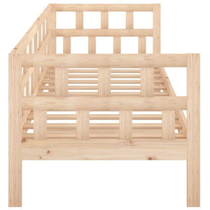 Day Bed | Natural wood | Solid pine wood | Single | Convertible
