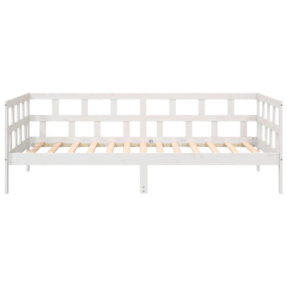Day Bed | White | Solid Pine Wood | Single