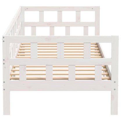 Day Bed | White | Solid Pine Wood | Single