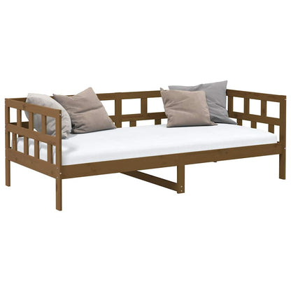 Day Bed | Honey brown | Solid pine wood | Standard |  Convertible