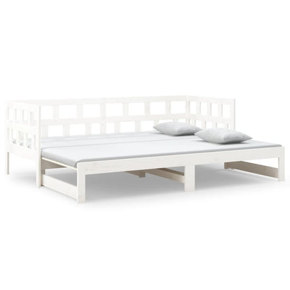 Day Bed | White | Solid pine wood | 2x